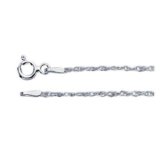 Silver Rope Chain ~ 1.3mm