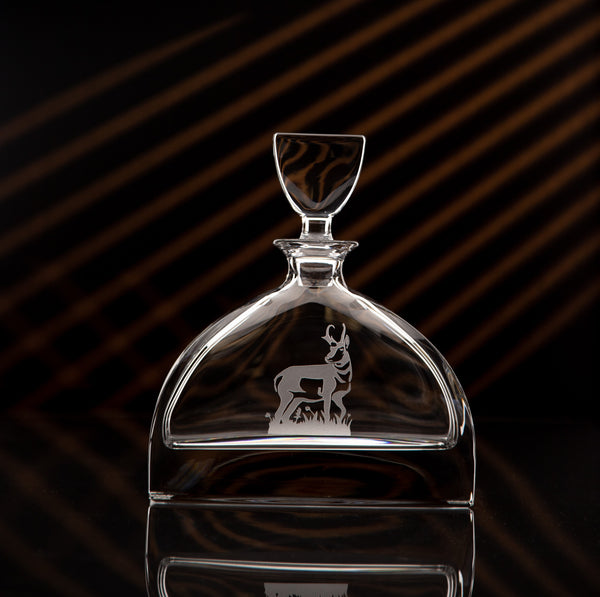 Short Arched Crystal Decanter