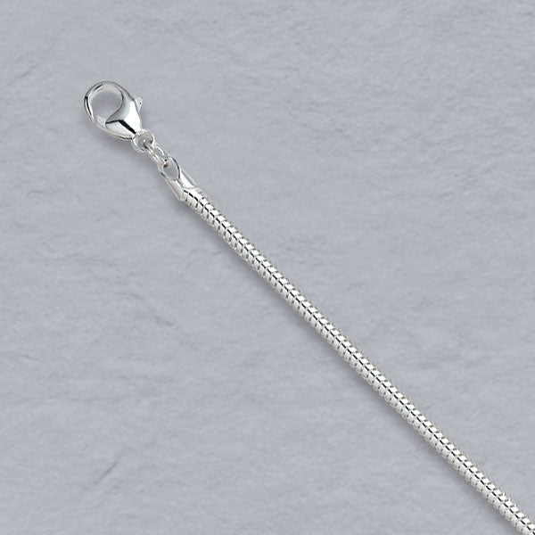 Silver Snake Chain ~ 2.5mm