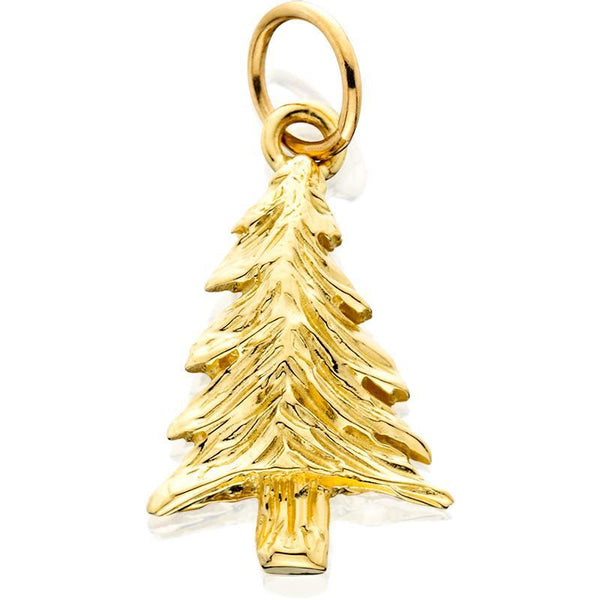 Gold Pine Tree Necklace, 9K 14K 18K Gold Necklace, retailer Rose Gold Pine Tree, Solid Gold Pendant, Unique Gift For Her, Gold Christmas Tree Charm