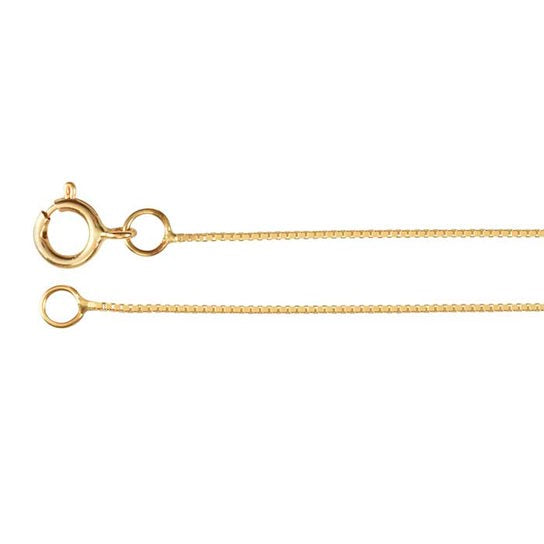 Gold Box Chain ~ .5mm