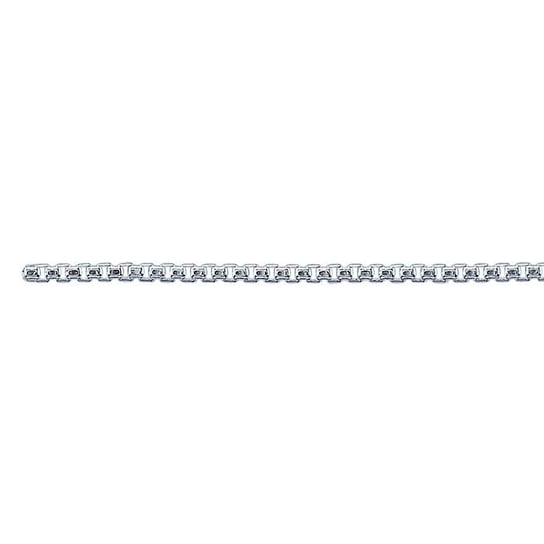 Silver Rounded Box Chain ~ 0.85mm
