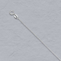 Silver Cable Chain ~ 1.0mm
