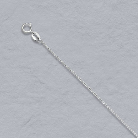 Silver Cable Chain ~ 1.0mm