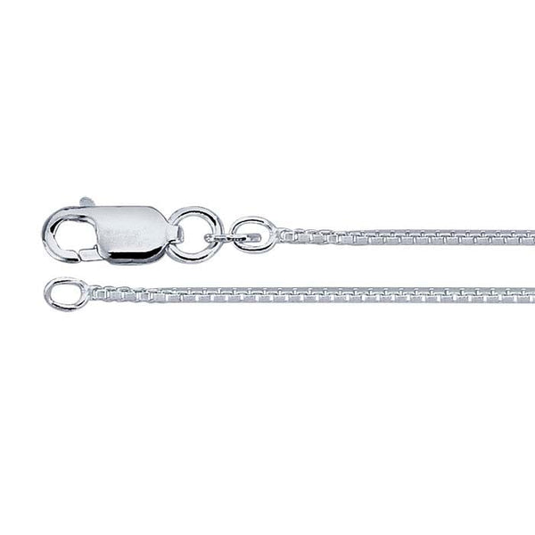 Silver Box Chain ~ 1.0mm