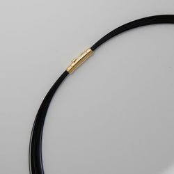 Black Stainless Steel Neckwire