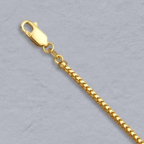 Gold Franco Chain ~ 2mm