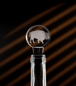 Round Crystal Wine Bottle Stopper