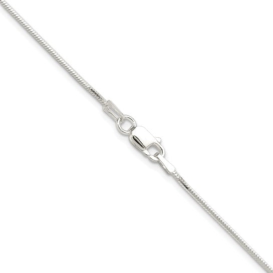 Silver Snake Chain ~ 1mm