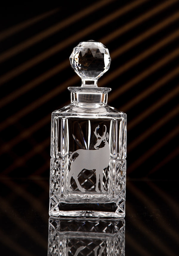 Wedgewood Pattern Crystal Liquor Decanter