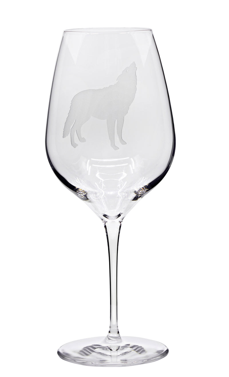 Tall Crystal Wine Glass