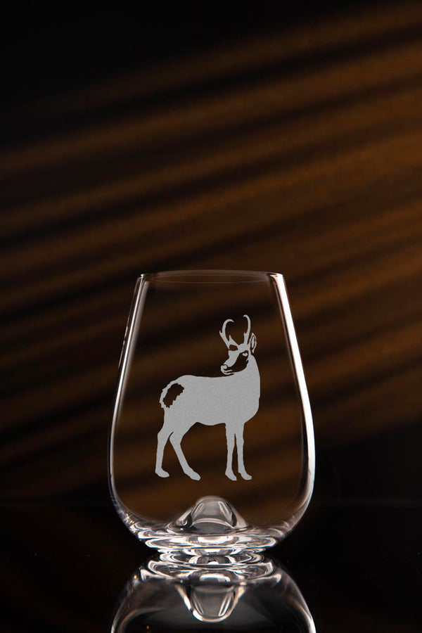 GL009; Crystal Stemless Wine Glass