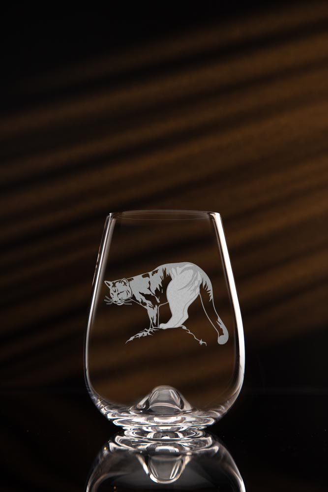 Crystal Stemless Wine Glass