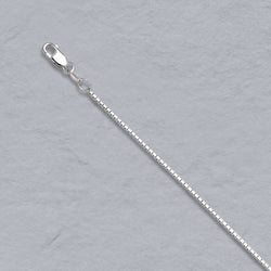 Silver Box Chain ~.8mm