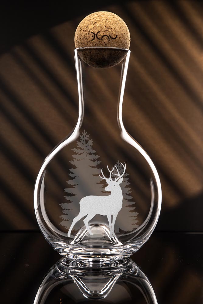 Green Wine Decanter — America's National Parks
