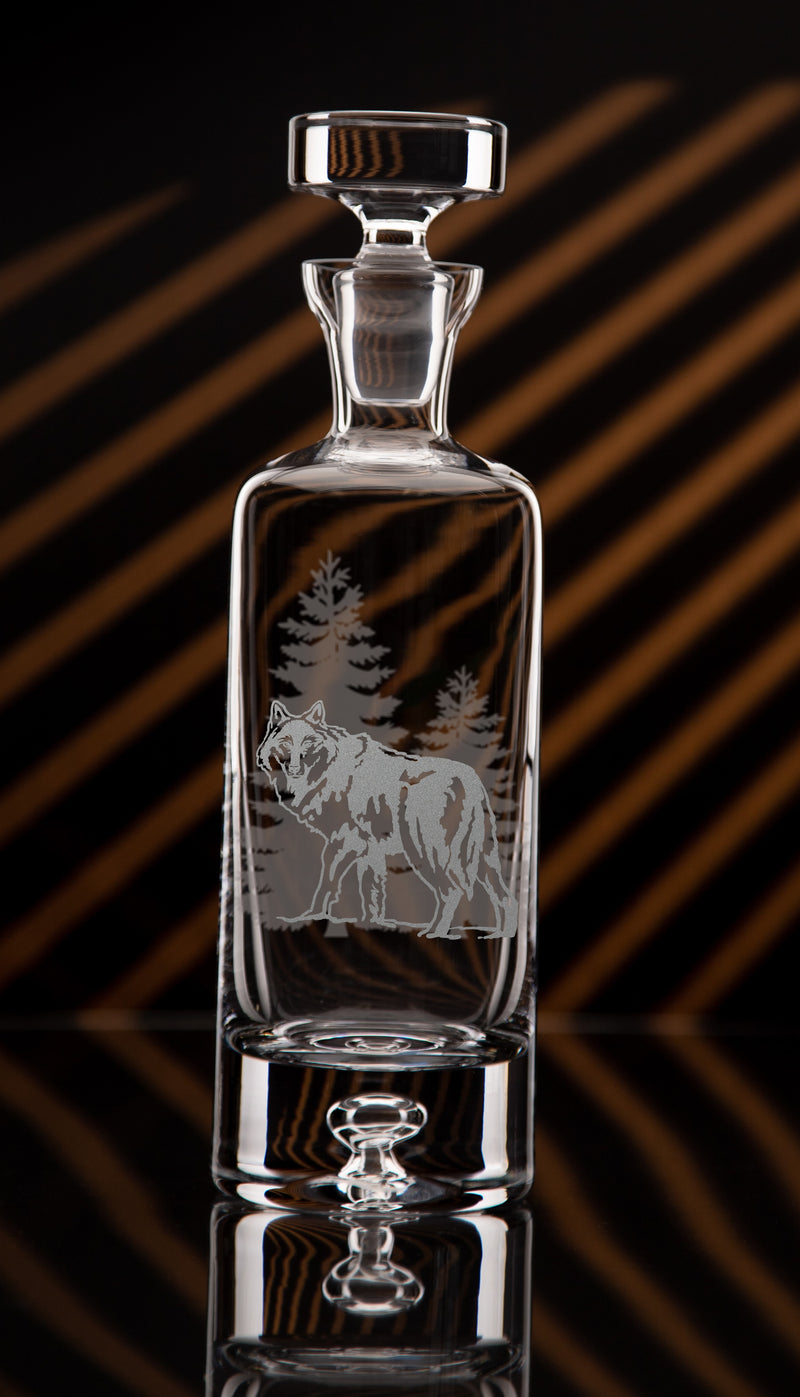 A Kristaluxus 24% Lead Crystal Ships Decanter With the Matching Crystal A Kristaluxus 24% Lead Crystal Ships Decanter With the Matching Crystal