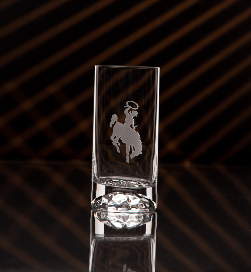 GL125; Crystal Highball Glass with Cut-In Bottom