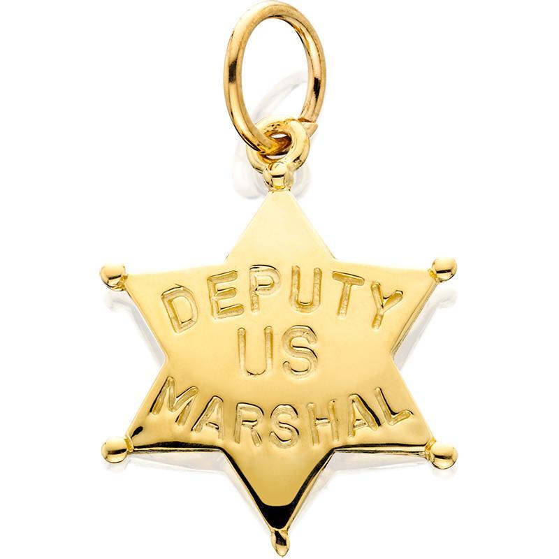 'U.S. Deputy Marshal' Star Badge Charm
