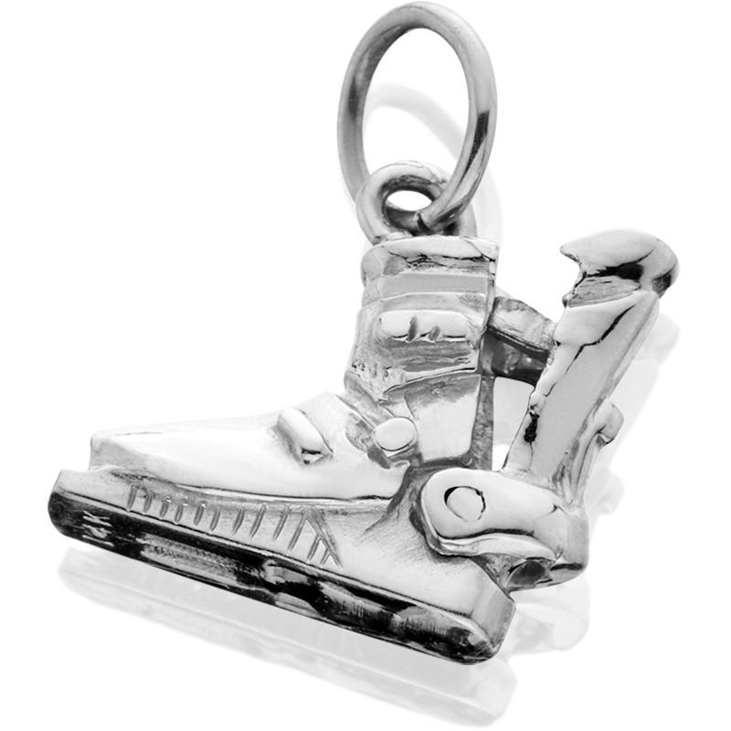 HDS182; Sterling Silver SM Rear Entry Ski Boot; Hinged