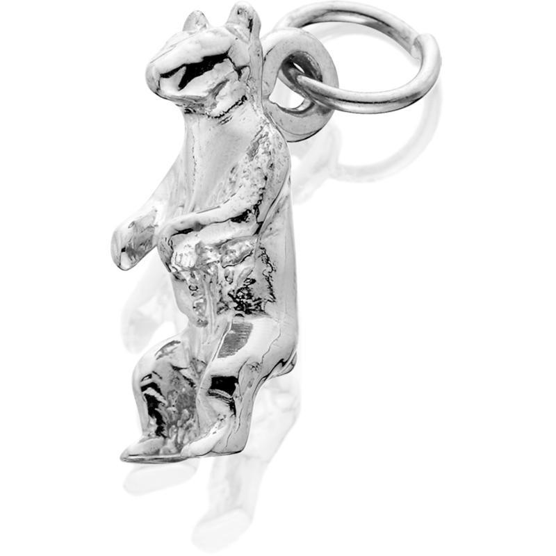 HDS092; Silver 3D  Standing Charm w/Arms Down