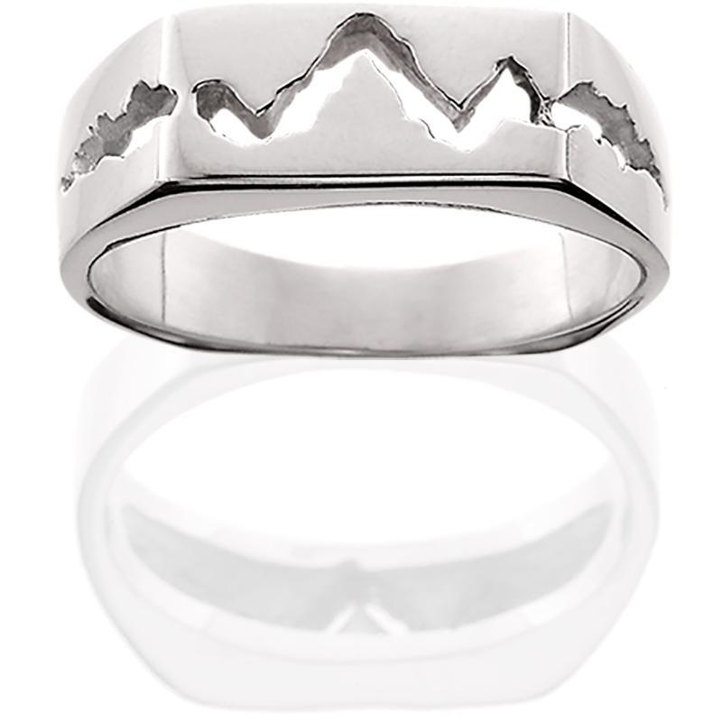 Women's Silver Teton Ring