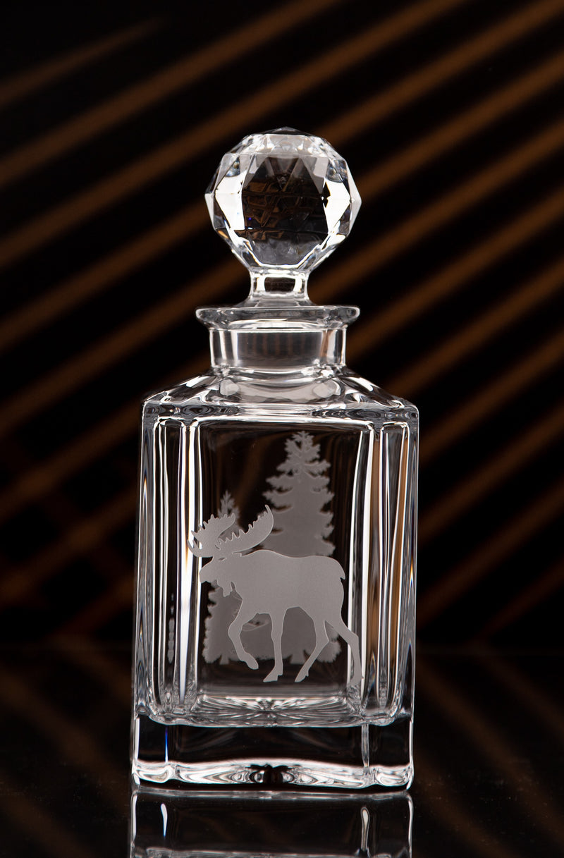 Square Crystal Liquor Decanter