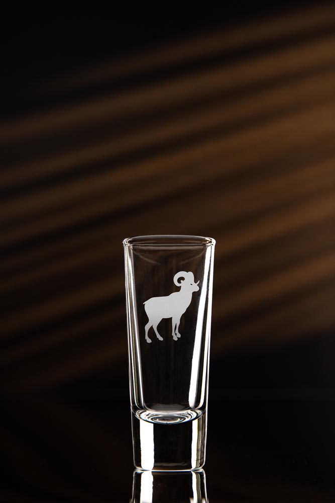 Tall Narrow Shooter Glass